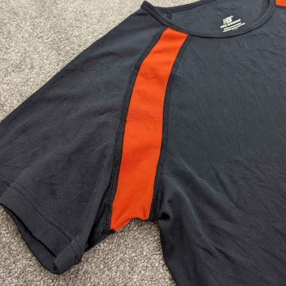 NEW Balance black and orange athletic Tshirt size Medium - Picture 3 of 10